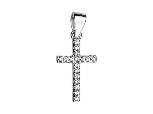 Sofia Milani - Ketten Anhänger 925 Silber - mit Zirkonia Steinen - Kreuz Design - 60255 von Sofia Milani