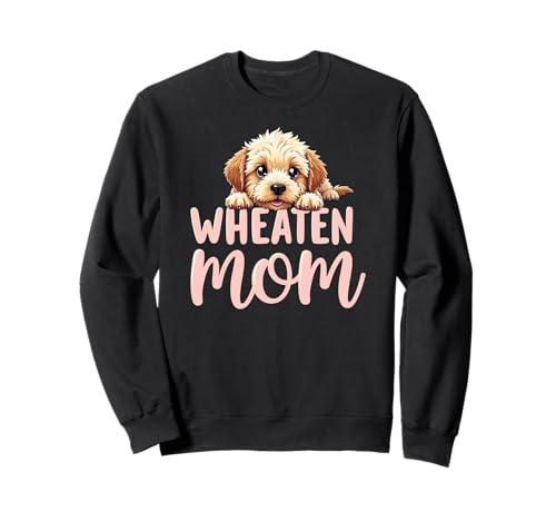 Wheaten Mom Dog, weiches Fell, Wheaten Terrier, Mama, niedlicher Welpe Sweatshirt Wheaten Mom Dog, weiches Fell, Wheaten Terrier, Mama, niedlicher Welpe Sweatshirt von Soft Coated Wheaten Terrier Fun Designs