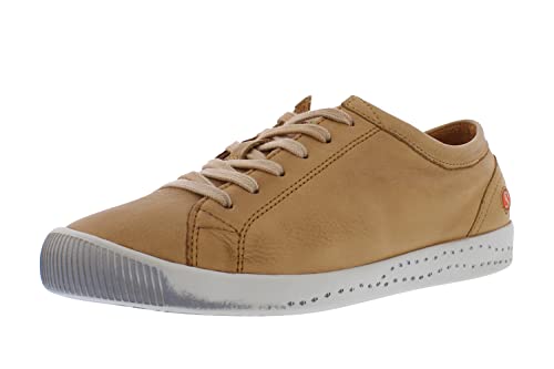 Softinos Damen Sneakers ISLA, Frauen,Skater Sneaker,lose Einlage,Halbschuhe,straßenschuhe,Sportschuhe,Orange (WARM ORANGE),41 EU / 7.5 UK von Softinos