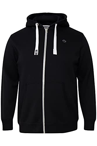 Solid BT BennZip Sweatjacke Herren Big & Tall Kapuzenjacke Hoodie mit Kapuze Große Größen bis 6XL, Größe:5XL, Farbe:Black (194007) von Solid