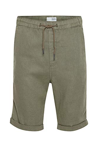 Solid SDTruc Shorts Linen Herren Hose Leinenshorts Regular fit, Größe:M, Farbe:IVY Green (190512) von Solid