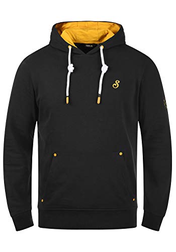 Solid Kenan Herren Kapuzenpullover Hoodie Pullover mit Kapuze, Größe:S, Farbe:Black (194007) von Solid