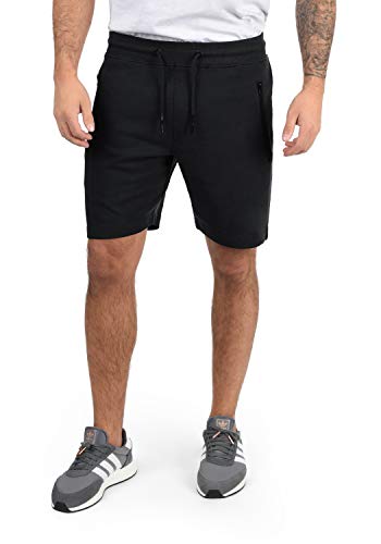 Solid Taras Herren Sweatshorts Kurze Hose Jogginghose Mit Verschließbaren Eingriffstaschen Und Kordel Regular Fit, Größe:M, Farbe:Black (9000) von Solid