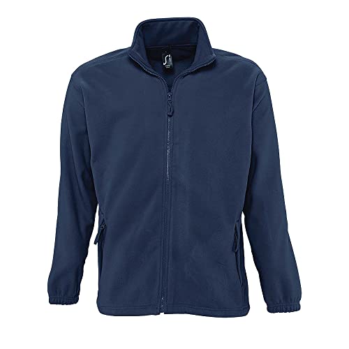 Sols Herren Outdoor Fleece Jacke North (Large) (Marineblau) von SOL'S