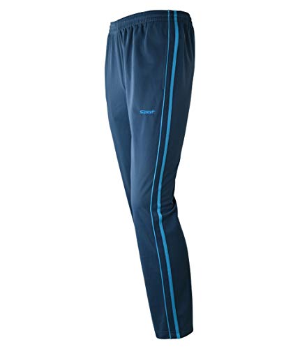 Soltice Jogginghose aus Mikrofaser, Bequeme Freizeithose, leichte Sporthose, schnelltrocknend (M bis 3XL) (2XL, [B] Grau-Türkis) von Soltice