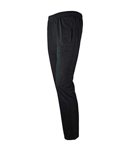 Soltice Herren Jogginghose aus Mikrofaser, Bequeme Freizeithose, leichte Sporthose, schnelltrocknend (M bis 3XL) (3XL, [C] Schwarz-Blank) von Soltice