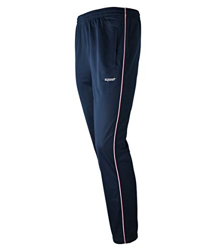 Soltice Jogginghose aus Mikrofaser, Bequeme Freizeithose, leichte Sporthose, schnelltrocknend (M bis 3XL) (M, [A] Navy) von Soltice