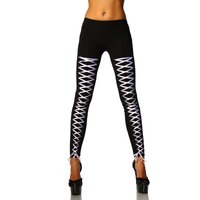 Außergewöhnliche Leggings mit auffälliger Schnürung Außergewöhnliche Leggings mit auffälliger Schnürung von Somnia Luna