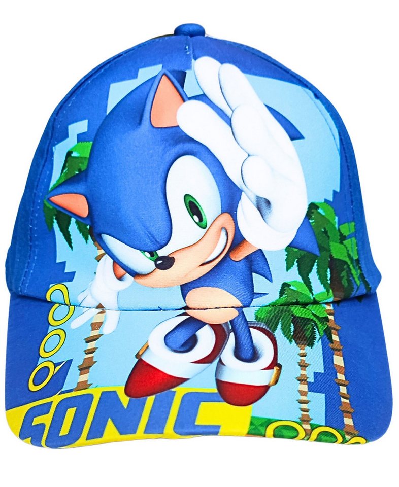 Sonic SEGA Baseball Cap Jungen Sommerkappe Größe 52-54 cm von Sonic  SEGA