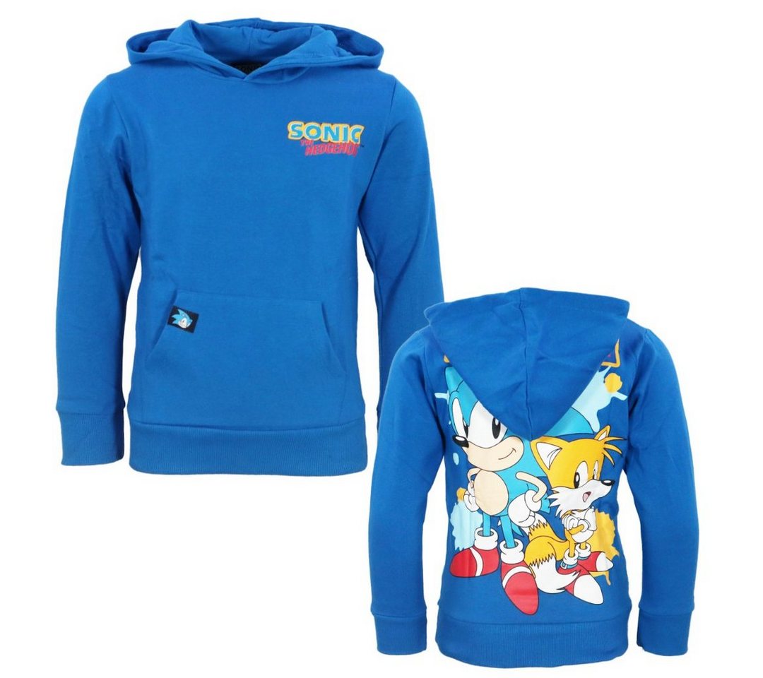 Sonic The Hedgehog Kapuzenpullover Sonic the Hedgehog Kinder Jungen Hoodie Pulli Gr. 104 bis 152 von Sonic The Hedgehog