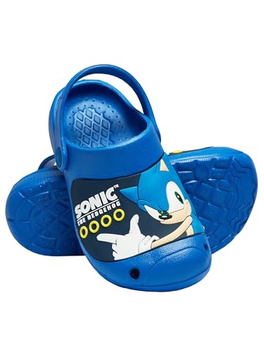 Sonic The Hedgehog Kinderschuhe Jungen | Sonic Schuhe Für Kinder | Strand Schuhe Kinder | Sommer Sandalen Jungen | Blau 28 von Sonic The Hedgehog