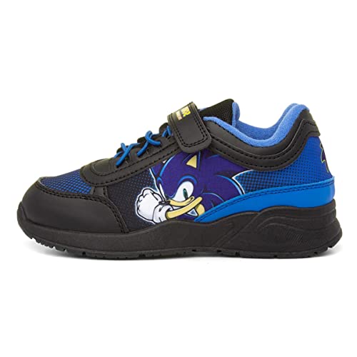 Sonic The Hedgehog Jungen Sneaker Sportschuhe, Blau, UK 10, EU 28 von Sonic the Hedgehog