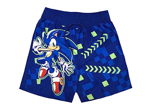 Sonic The Hedgehog, Badeshorts für Jungen, Badehose, Blau, Alter 4-5 Jahre von Sonic The Hedgehog