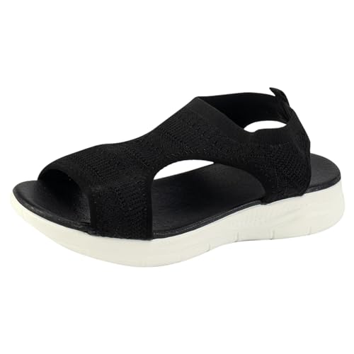 Orthopädische Sandalen Damen - Breite Füße Plateau Schlappen Mit Fußbett Sommerschuhe Sommer Weite Barfuss Offene Schuhe Elegant Und Bequem Netz Sandale Orthopädische Sandalen Damen - Breite Füße Plateau Schlappen Mit Fußbett Sommerschuhe Sommer Weite Barfuss Offene Schuhe Elegant Und Bequem Netz Sandale von Sonnena