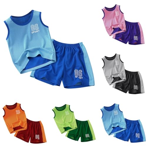 Trainingsanzug Kinder Sommer Jogginganzug Schnelltrocknend Sportanzug Kurz Sport T-Shirt und Shorts Set Sportkleidung Tracksuit Activewear für Jungen 2-12 Jahre Trainingsanzug Kinder Sommer Jogginganzug Schnelltrocknend Sportanzug Kurz Sport T-Shirt und Shorts Set Sportkleidung Tracksuit Activewear für Jungen 2-12 Jahre von Sonnena