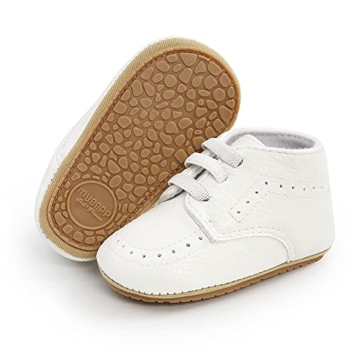 Sonsage Säugling Baby Jungen Mädchen hohe Tops Knöchel Turnschuhe PU Leder weiche Sohle Trainer Hochzeit Kleid Schuhe Kleinkind erste Walking Wohnung Krippe Schuh von Sonsage