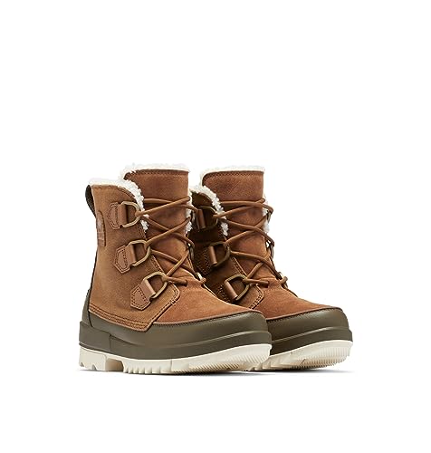 Sorel Torino 2 Waterproof wasserdichte Winterstiefel für Damen, Braun Velvet Tan X Olive Green, 36 EU von Sorel