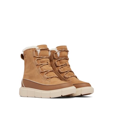 Sorel Explorer 3 Lace Waterproof Mode-Stiefel, Tawny Buff/Bleached Ceramic, 39 EU von Sorel