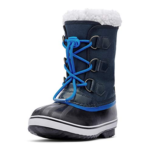 Sorel KIDS YOOT PAC NYLON WATERPROOF Schneestiefel für Unisex Kinder, Blau (Collegiate Navy x Super Blue) - Youth, 34 EU von Sorel