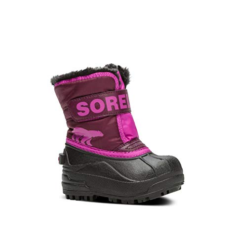 Sorel KIDS SNOW COMMANDER Schneestiefel für Unisex Kinder, Lila (Purple Dahlia x Groovy Pink) - Toddler, 23 EU von Sorel