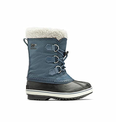 Sorel KIDS YOOT PAC NYLON WATERPROOF Schneestiefel für Unisex Baby, Blau (Uniform Blue x Black) - Children, 30 EU von Sorel