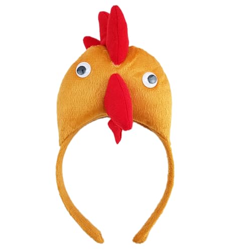 Adorkable Huhn Kopfschmuck Für Bälle Geburtstag Haarband Kopfbedeckung Cartoon Huhn Niedlicher Haar Kopfschmuck Stirnband von Sorrowso