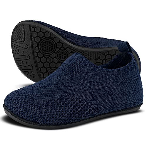 Sosenfer Hausschuhe Kinder Junge mädchen rutschfeste Leichte Pantoffeln für Kleinkinder Hüttenschuhe Slipper unisex-SHLAN-20 von Sosenfer