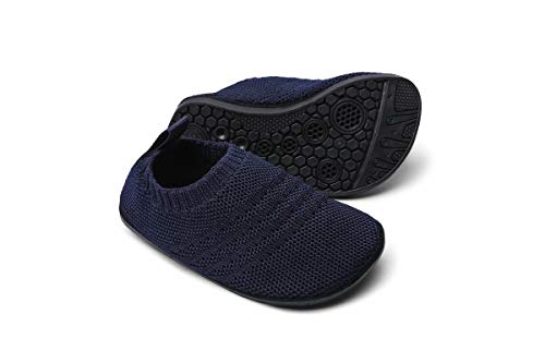 Sosenfer Kinder Hausschuhe Jungen mädchen Anti-Rutsch Sohle Kleinkinder Schuhe Baby Slipper Unisex-SHLAN-21 von Sosenfer