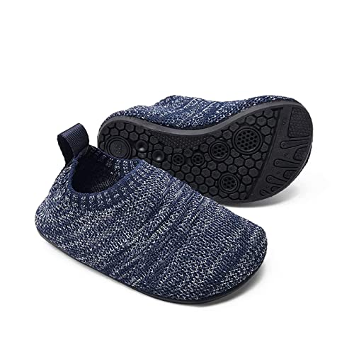 Sosenfer Kinder Hausschuhe Jungen mädchen Anti-Rutsch Sohle Kleinkinder Schuhe Baby Slipper Unisex-SHLANHUI-21 von Sosenfer