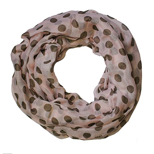 Soul-Cats Loopschal Tuch Loop Schal Rundschal Halstuch XXL punkte, Farbe: rose von Soul-Cats