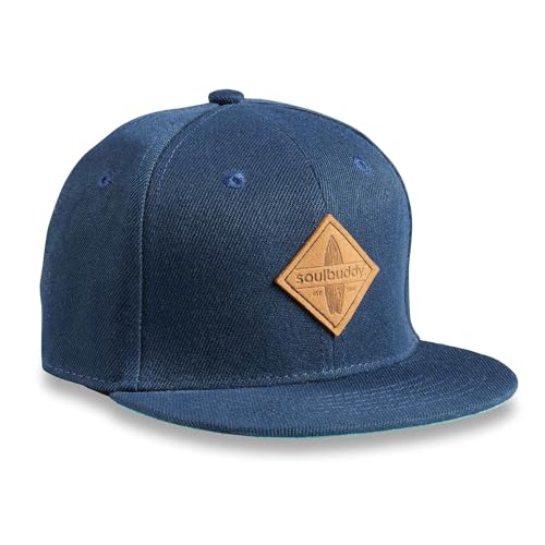 Soulbuddy Kinder Cap Basecap Kinder Jungen – Mütze Mädchen – Kappe Kinder – Sonnenhut Kinder – Kinder Geschenke – 3 Größen verfügbar – Blau-Türkis – Größe L von Soulbuddy