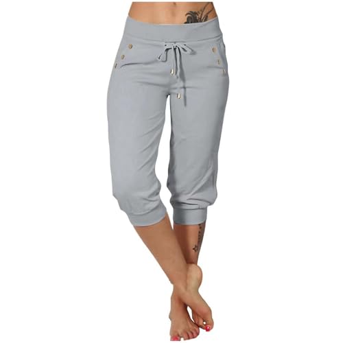 Soulolo Jogginghose Damen Caprihose Sporthose Sommer 3/4 Lang Baumwolle Sport Sweathose Casual Capri Hose Elegant Bequem Sommerhose Yoga Fitness Activewear Soulolo Jogginghose Damen Caprihose Sporthose Sommer 3/4 Lang Baumwolle Sport Sweathose Casual Capri Hose Elegant Bequem Sommerhose Yoga Fitness Activewear von Soulolo