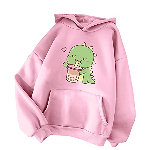 Teenager Mädchen Kleidung Kawaii Hoodie Herbst Winter Pullover Sweatshirt mit Kapuze Damen Casual Hoodies Pulli Warme Jumper Sweatjacke Oberteile Tops von Soupliebe