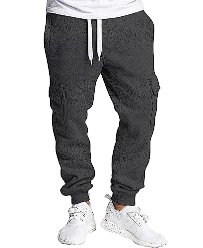 Southpole Herren Active Basic Jogger Fleece Pants Jogginghose, Hch, 3XL Große Größen Tall von Southpole