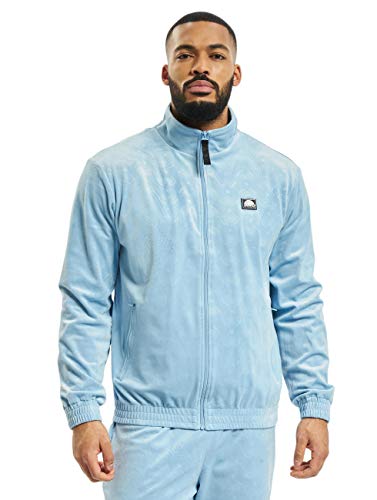 Southpole Herren Southpole AOP Velour Jacket, babyblue, S von Southpole