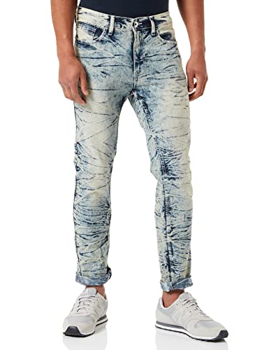 Southpole Herren Stretch Signature Denim Hose, Marble lt.Tint, 34/32 von Southpole