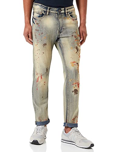 Southpole Herren Stretch Signature Denim Hose, lt. Brush, 30/32 von Southpole