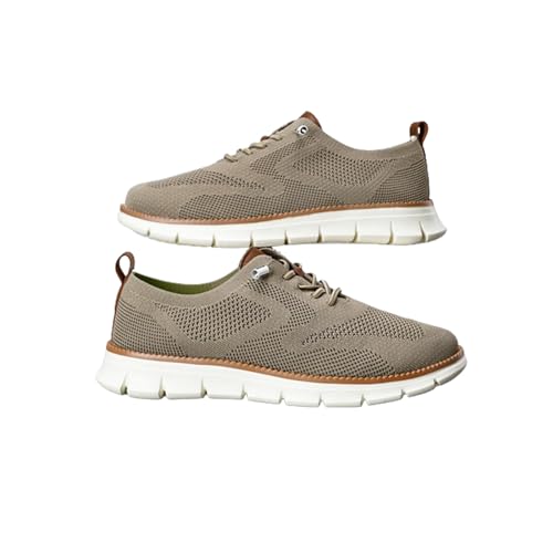 Herrenschuhe Wearbreeze, Urban - Ultra Bequeme Schuhe, Ultra Schuhe Männer, Wearbreeze Breeze Schuhe, Herren Wearbreeze Schuhe Leis, Herren Slip on Arch Support Bootsschuhe (Khaki,39) von Sovtay