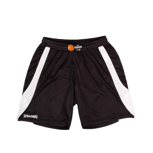 Spalding Jam Basketballshorts Damen schwarz/weiß, L von Spalding