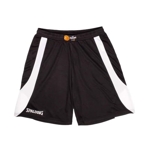 Spalding Jam Basketballshorts Damen schwarz/weiß, XL von Spalding