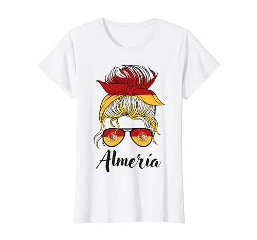 Almería Girl, spanische Flagge Spanien T-Shirt von Spanish Girls Spain Flag Gifts