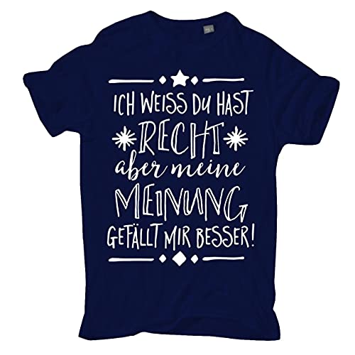 Spaß Kostet Übergrößen Herren Tshirt Ich Weiss du hast Recht Aber Meine Meinung gefällt Mir Besser Größe 3XL - 8XL von Spaß Kostet