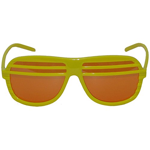 Spassprofi Gelbe Atzenbrille Sonnenbrille Shutter Shades Atzenbrillen Brille Partybrille Spassprofi Gelbe Atzenbrille Sonnenbrille Shutter Shades Atzenbrillen Brille Partybrille von Spassprofi