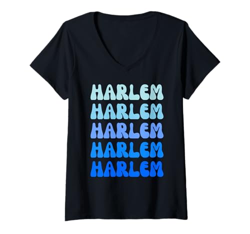 Damen Harlem T-Shirt mit V-Ausschnitt Damen Harlem T-Shirt mit V-Ausschnitt von Specially for Harlem