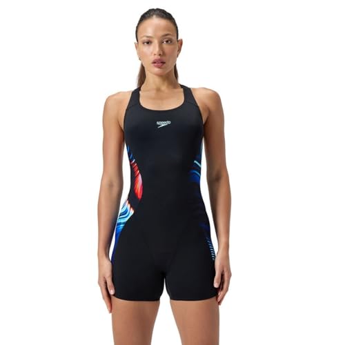 Speedo Damen-Badeanzug, Digitaldruck, Schwarz, Speedo Schwarz, 68 Speedo Damen-Badeanzug, Digitaldruck, Schwarz, Speedo Schwarz, 68 von Speedo
