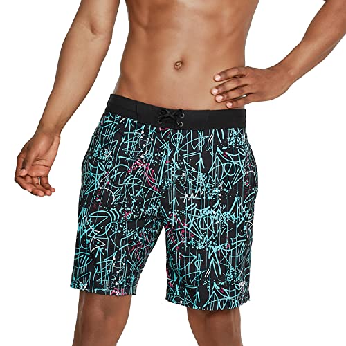 Speedo Herren Knielang Boardshort Bondi Bedruckt Badehose, 45,7 cm Sprüh-Porzellan, X-Large Speedo Herren Knielang Boardshort Bondi Bedruckt Badehose, 45,7 cm Sprüh-Porzellan, X-Large von Speedo