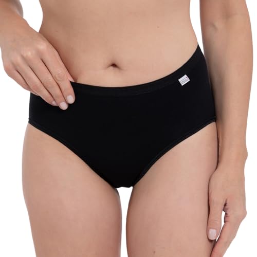 Speidel Damen Basic Taillenslip 5er Pack 9826 Größe 46, Farbe schwarz von Speidel