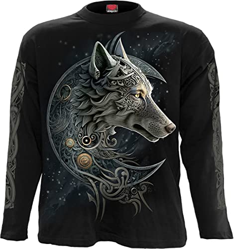 Spiral Celtic Wolf Männer Langarmshirt schwarz XXL Spiral Celtic Wolf Männer Langarmshirt schwarz XXL von Spiral