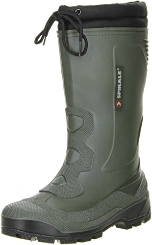 Spirale Damen Herren gefütterter Gummistiefel Winterstiefel Thermosohle ALTEX oliv, Größe:38, Farbe:Grün von Spirale