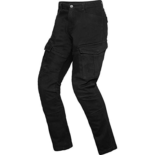 Spirit Motors Motorrad Jeans Motorradhose Motorradjeans Cargo Hose 1.0 schwarz 30/32, Herren, Chopper/Cruiser, Ganzjährig, Textil von Spirit Motors